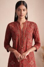 Sehra Samira Ajrak Kurta - Image 2