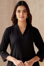 Roza Seher Black Kurta - Image 2