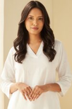 Roza Seher White Kurta - Image 2