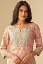 Mehrunissa Farah Sanganeri Kurta - Image 2