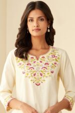 Rosheen Seher Cream Kurta - Image 2