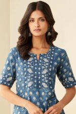 Sehra Zoya Indigo Kurta - Image 2