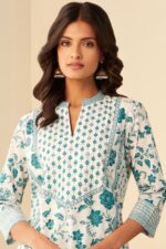 Rosheen Zenia Sanganeri Kurta - Image 2