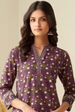 Gauhar Zarin Sanganeri Kurta - Image 2