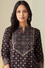 Sehra Nadia Ajrak Kurta - Image 2