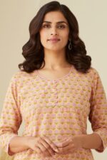 Nazm Sahira Sanganeri Kurta - Image 2