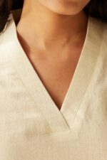 Roza Seher Cream Kurta - Image 3