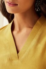 Roza Seher Mustard Kurta - Image 3