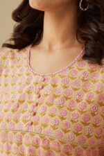 Nazm Sahira Sanganeri Kurta - Image 3