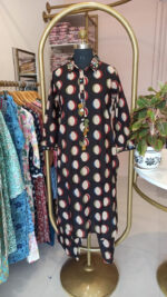 "Pehnawa" tassel Cotton Kurta Set(2pc) - Image 4