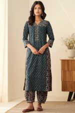 Sehra Nazimah Bagru Kurta