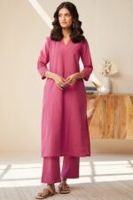 Roza Seher Rose Pink Kurta
