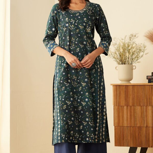 Sehra Samina Bagru Kurta