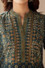 Sehra Zafina Ajrak Kurta - Image 4