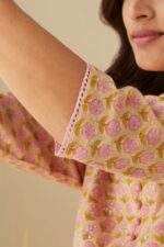 Nazm Sahira Sanganeri Kurta - Image 4