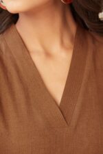 Roza Seher Rust Kurta - Image 3