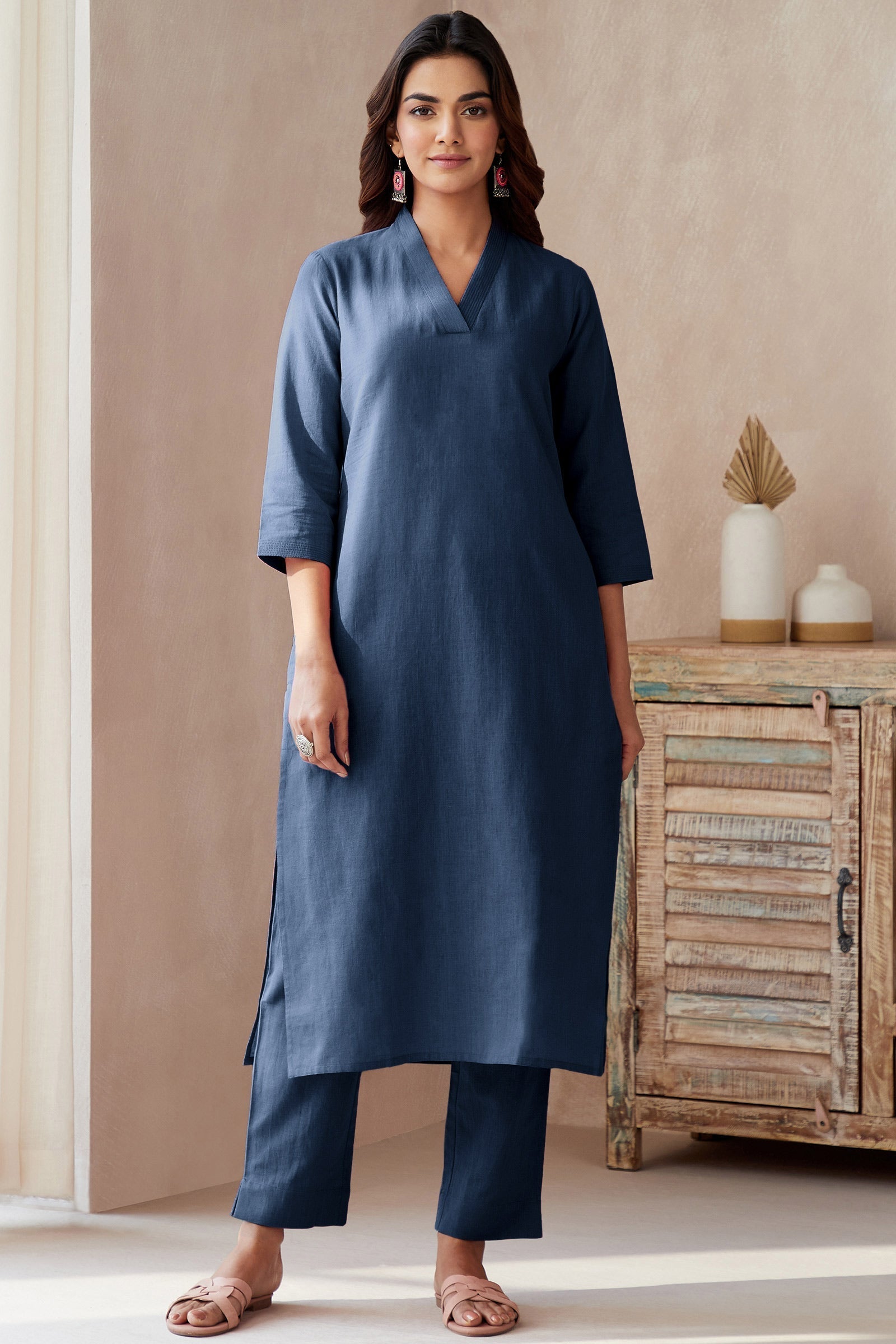 6_95_389.jpg Roza Seher Twilight Blue Kurta - Image 1