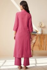 Roza Seher Rose Pink Kurta - Image 6