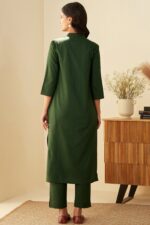 Roza Seher Green Kurta - Image 5
