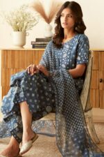 Sehra Zoya Indigo Kurta - Image 4