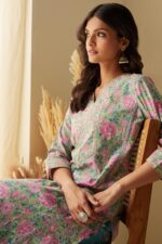 Rosheen Dahlia Sanganeri Kurta - Image 5