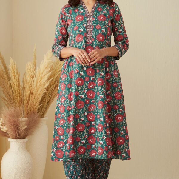 Zahira Farah Sanganeri Kurta