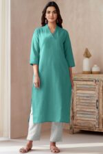 Roza Seher Turquoise Kurta