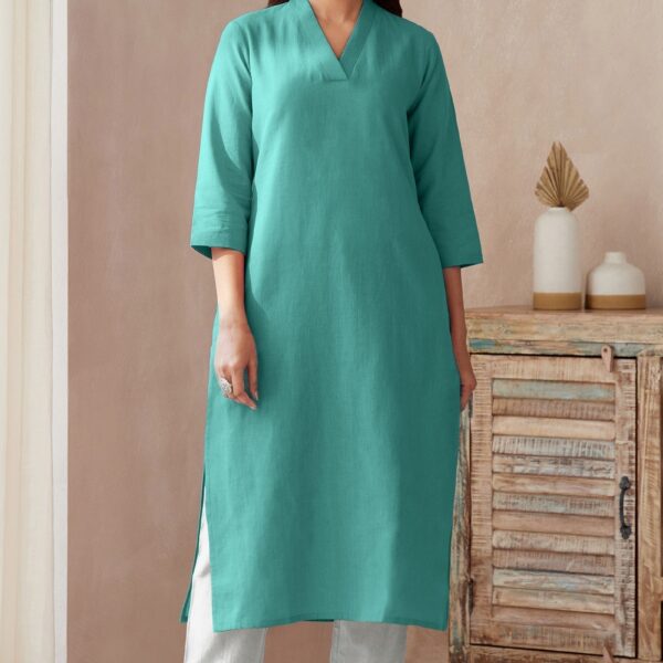 Roza Seher Turquoise Kurta