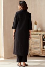 Roza Seher Black Kurta - Image 8
