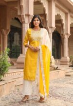 Haldi Ready Suit Set (3 Piece) - Image 3