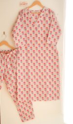 Petal Serenade Lace Suit Set - Sukoon 2.0 (Slim Fit) - Image 2