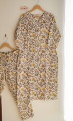 Blooming Petals Kantha Lace Suit Set - Sukoon 2.0 (Slim Fit) - Image 2