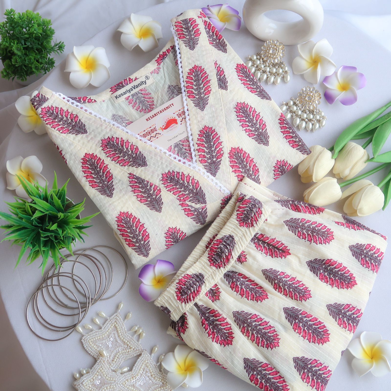 IMG-20240527-WA0017_1c6df517-646e-46b5-9b56-70d78164f64c.jpg Jasmine Lace Suit Set - Sukoon 4.0 (Slim Fit) - Image 1