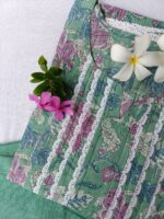 Sea Green Flaura Laced Kurta Set(2pc) - S - Image 3