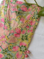 "Mahika" Floral Cotton Kurta - Image 2
