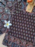 "Nayaab" black Cotton Kurta Set(3pc) - Image 5