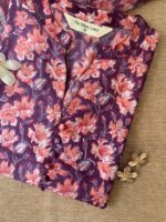 "Sheesha" Collared Cotton kurta - Image 3