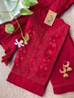 "Ishika" Cotton Kurta Set(3pc) - Image 4
