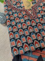 "Jhanroka" Cotton Kurta with Pants (2pc) - Image 6