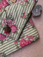 "Soman" Cotton Kurta with Pants (2pc) - Image 3