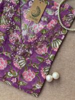 "Manjiri" Hand Work Embellished Cotton kurta - Image 3