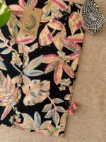 "Kamya" Buttoned Hand Block Printed Cotton kurta - Big Size - Image 3