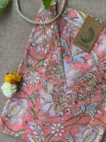 "Charu" Hand Work Embellished Cotton kurta - Image 3