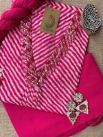 Rani Lehriya Cotton Kurta Set(3pc) - Image 4