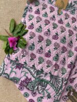 "Indu" Cotton Kurta with Pants (2pc) - Image 4