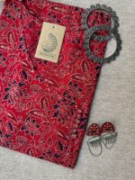 "Rakhi" Angrakha Jaal cotton Kurta - Image 3