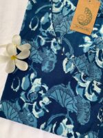 Summer Indigo Angrakha Cotton Kurta - Image 2