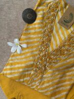 "Ubtan" Hand Embroidered Muslin Kurta Set(2pc) - Image 2