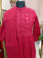 "Ishika" Cotton Kurta Set(3pc) - Image 5