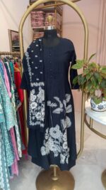 "Sur" Cotton Kurta Set(3pc) - Image 2